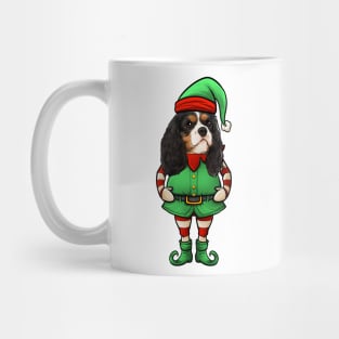 Cavalier King Charles Spaniel Christmas Elf Mug